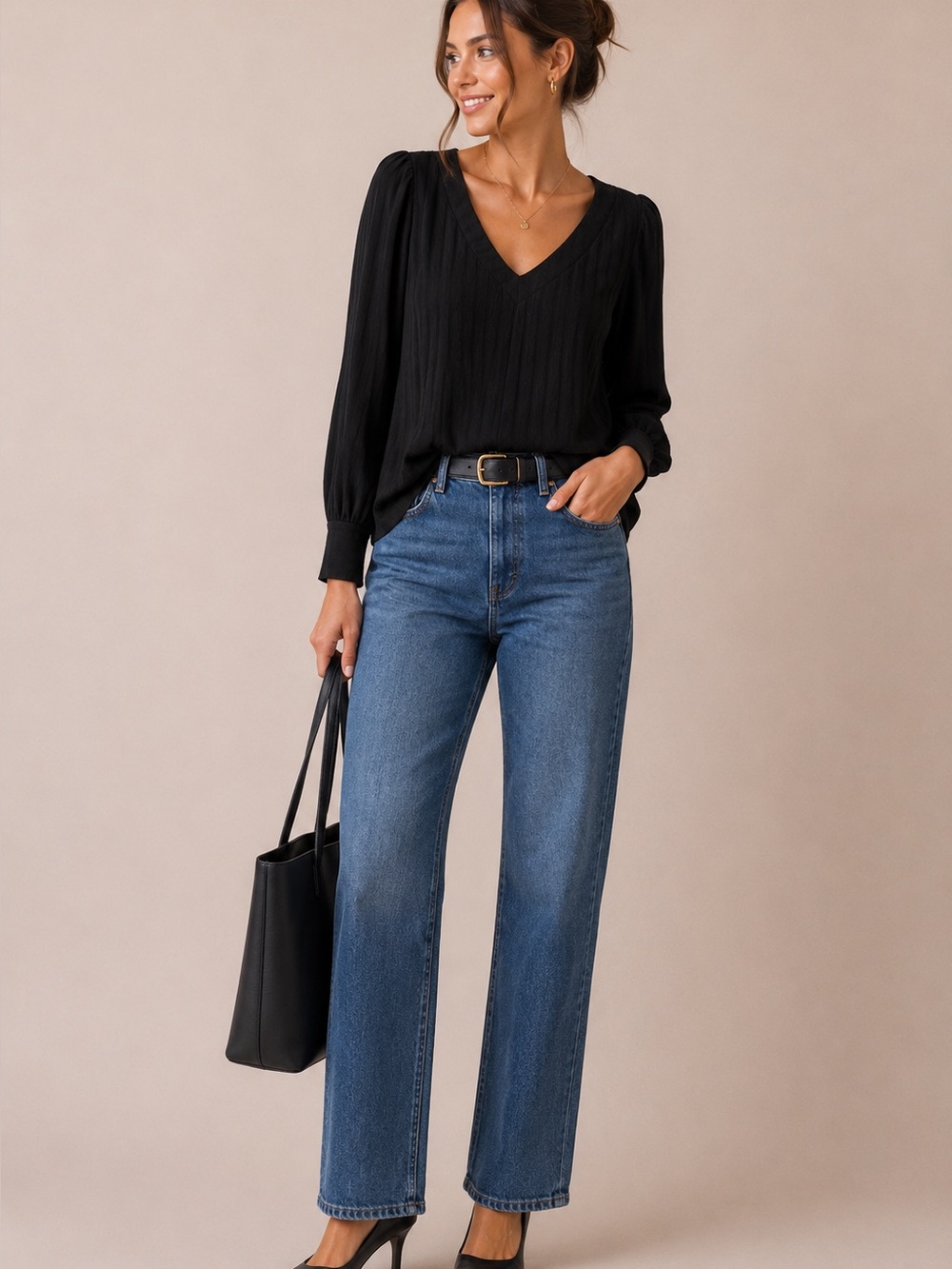 Chaser Puff Sleeve Sweater